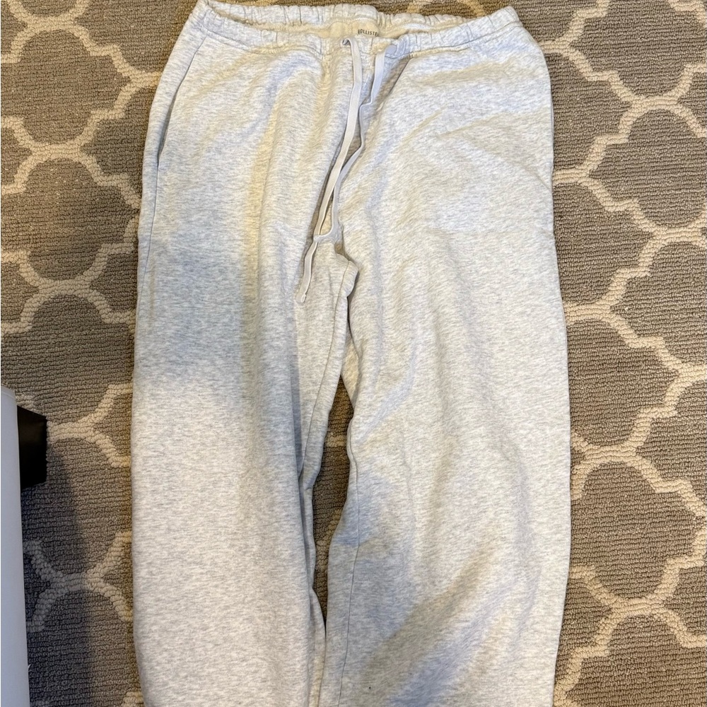 Gray Hollister Cuffed Sweatpants